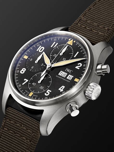 iwc schaffhausen spitfire chronograph price|iwc watches men price.